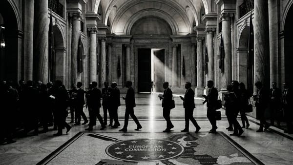 Eighteen industry groups march toward EU Commission demanding action on Google's DMA violations.