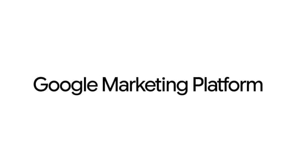 Google Marketing Platform logo, as presented at Google NewFront 2026 in New York City.