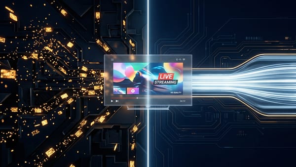 Fragmented ad signals consolidating into streamlined pod-level programmatic streaming flow.