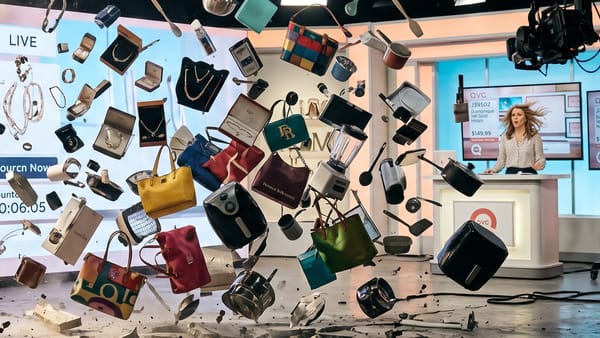 QVC studio implodes as jewelry, handbags and cookware explode mid-broadcast, 2026 bankruptcy