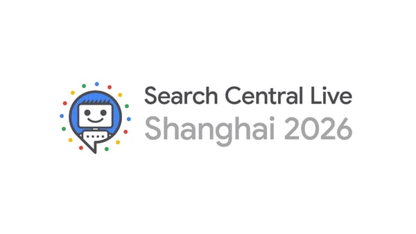 Search Central Live Shanghai 2026 official event logo by Google Search Central team.