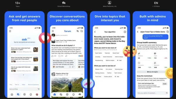 Meta Forum app quietly launches as Reddit rival with AI-powered Groups feed