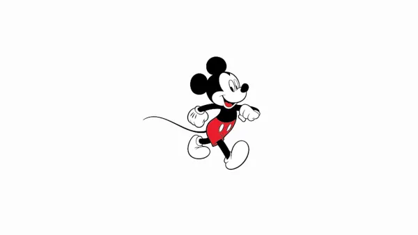 Mickey Mouse running illustration, Disney Q2 FY26 earnings beat Wall Street forecasts