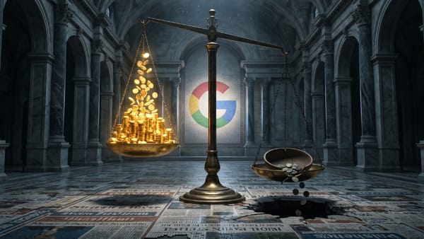 Google's scale tips: search revenue surges while network ad revenue falls, publishers lose ground.