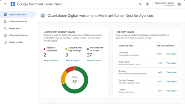 Merchant Center for Agencies goes global after US and Canada head