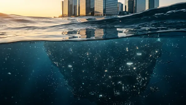 Underwater split view showing visible ad market above and vast SMB layer below the waterline.