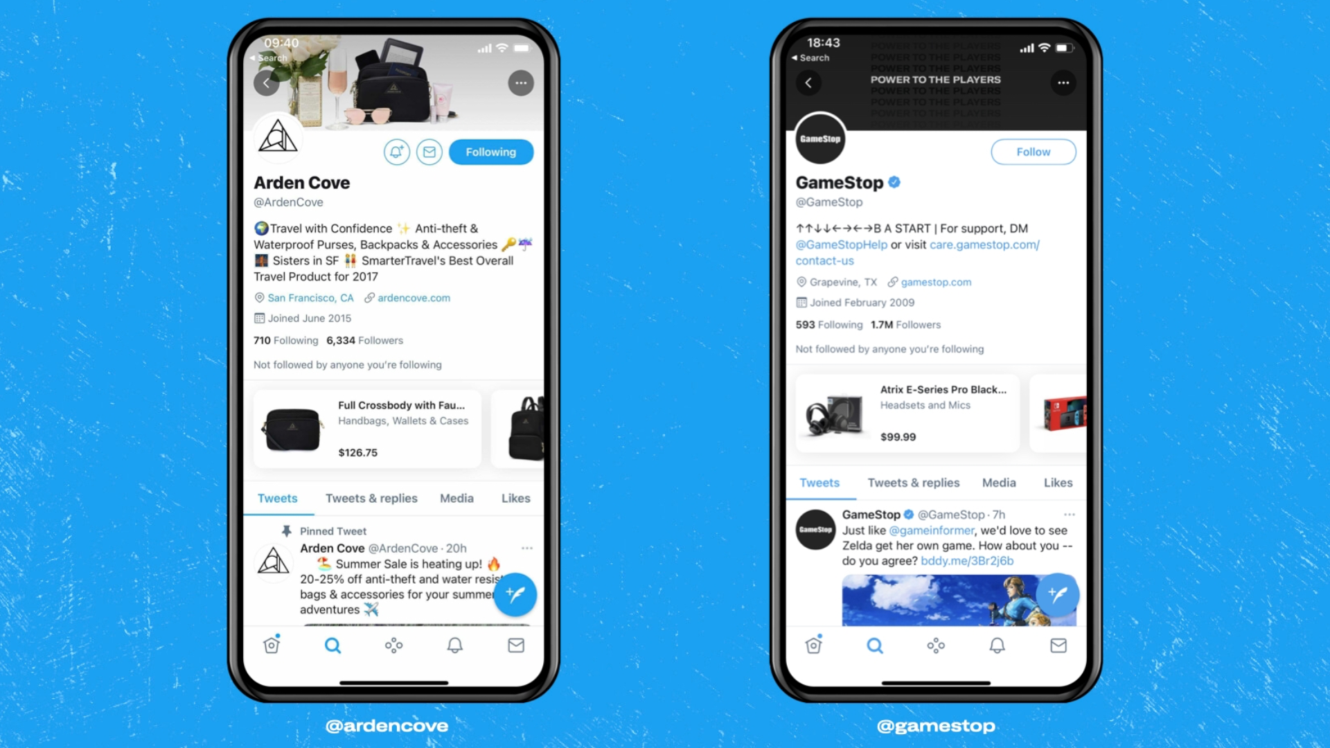 Twitter launches a Shop Module, a showcase of products