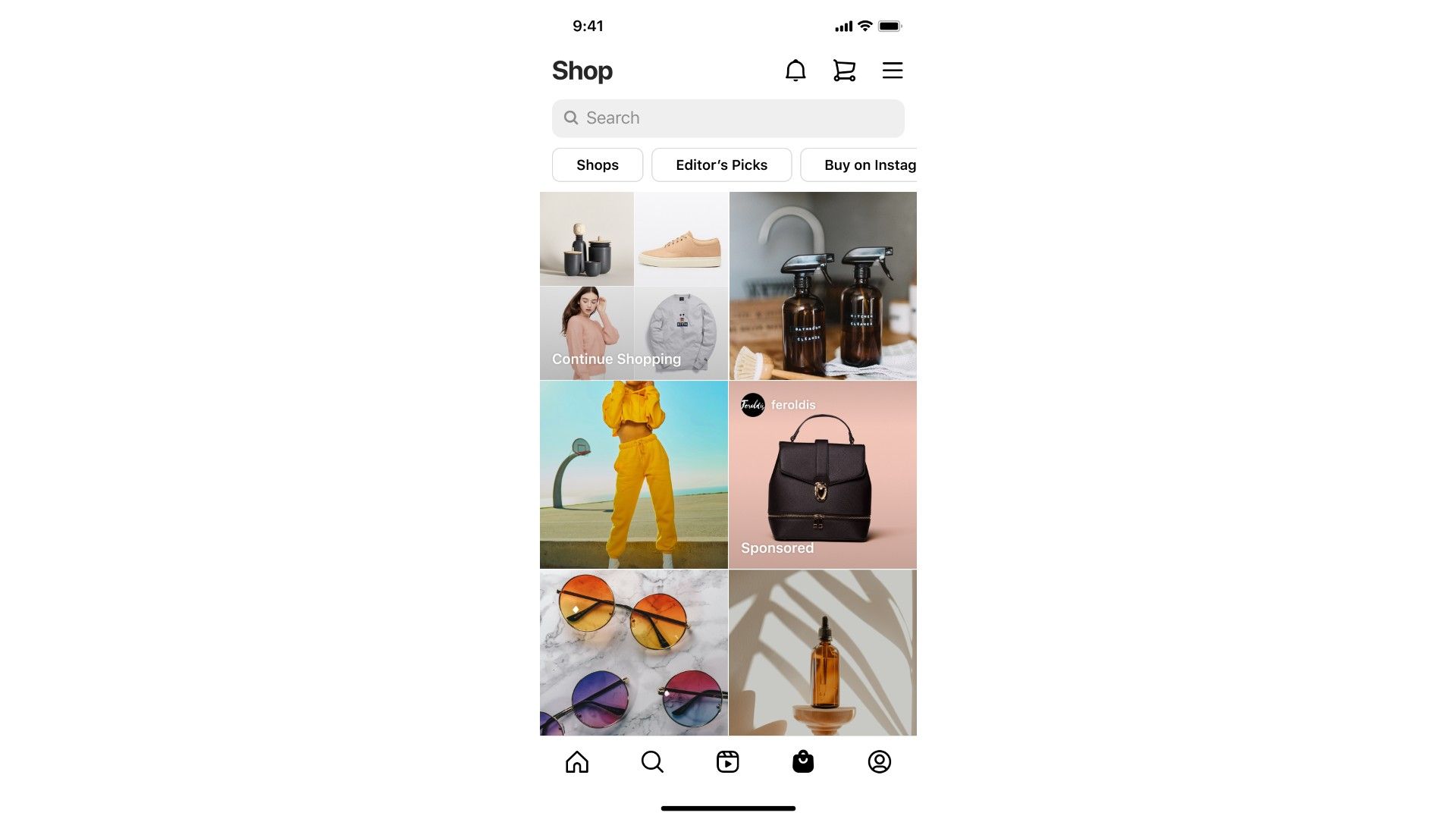 Facebook introduces Ads in the Instagram Shop Tab