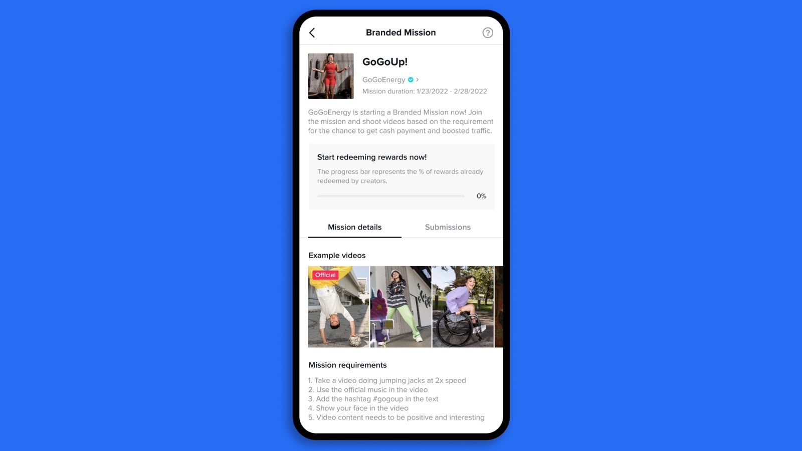 TikTok's Branded Mission