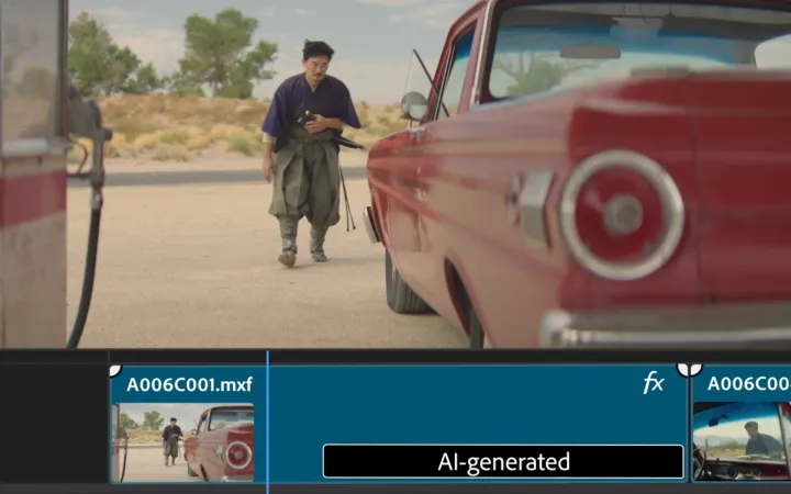 Ai-generated video in Premiere Pro