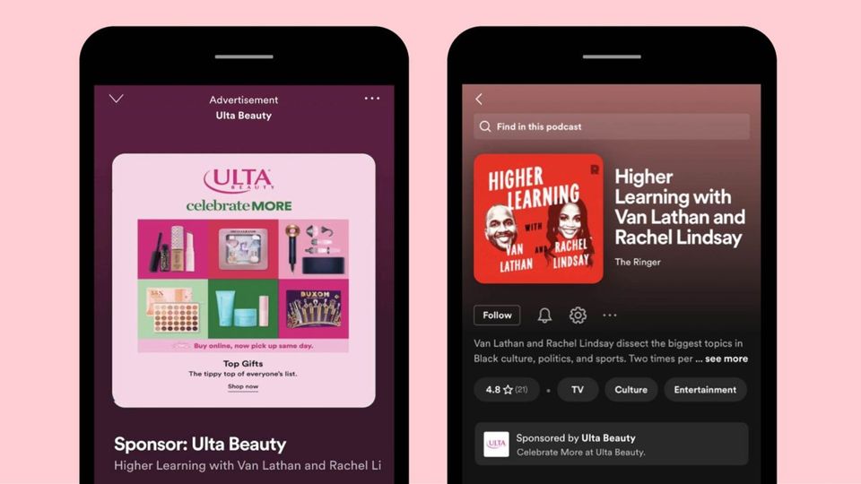 Spotify rolls out call-to-action (CTA) cards in podcast audio ads
